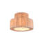 Luminaire encastré à abat-jour cylindrique moderne en rotin 12,6 po Abbie-195527199-194526175