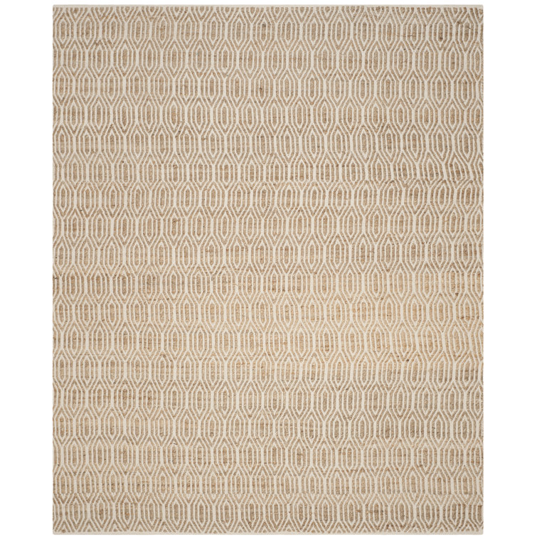 Gilchrist Geometric Handmade Flatweave Jute/Sisal Natural Area Rug
