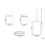 4-Piece Bathroom Accessories Set SUCHES Pink-283429034