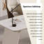 Italian Minimalist White Sintered Stone Office Desk-143495681