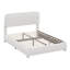 Structure de lit Boucle avec tête de lit ajustable et lit plateforme tapissier Cloud-54357916