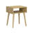  Zoe Solid Oak Wood Nightstand, Mid Century Modern Side Table Bedroom without Drawer-1929879702