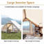 Tente gonflable gonflable pour le camping familial pour 3 à 4 personnes