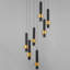 Luminaire suspendu grappe 7 lumières Aliène