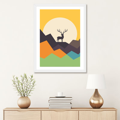 «Deer» par Andy Westface - impression d'art graphique
