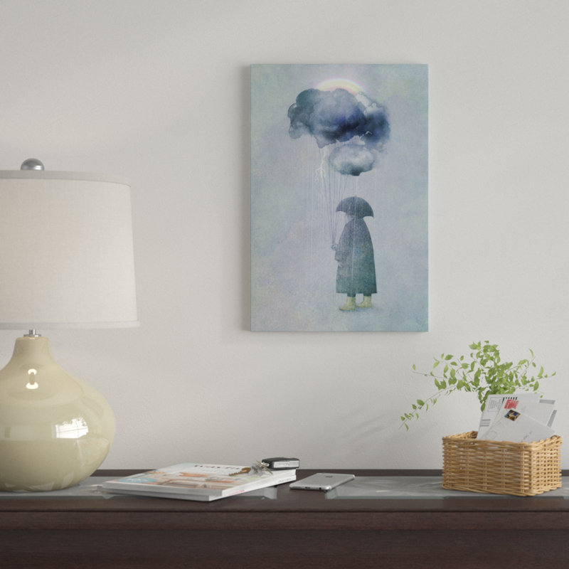 « the cloud seller » par eric fan, reproduction d’impression sur toile tendue, H 26 po x l 18 po x P 1,5 po
