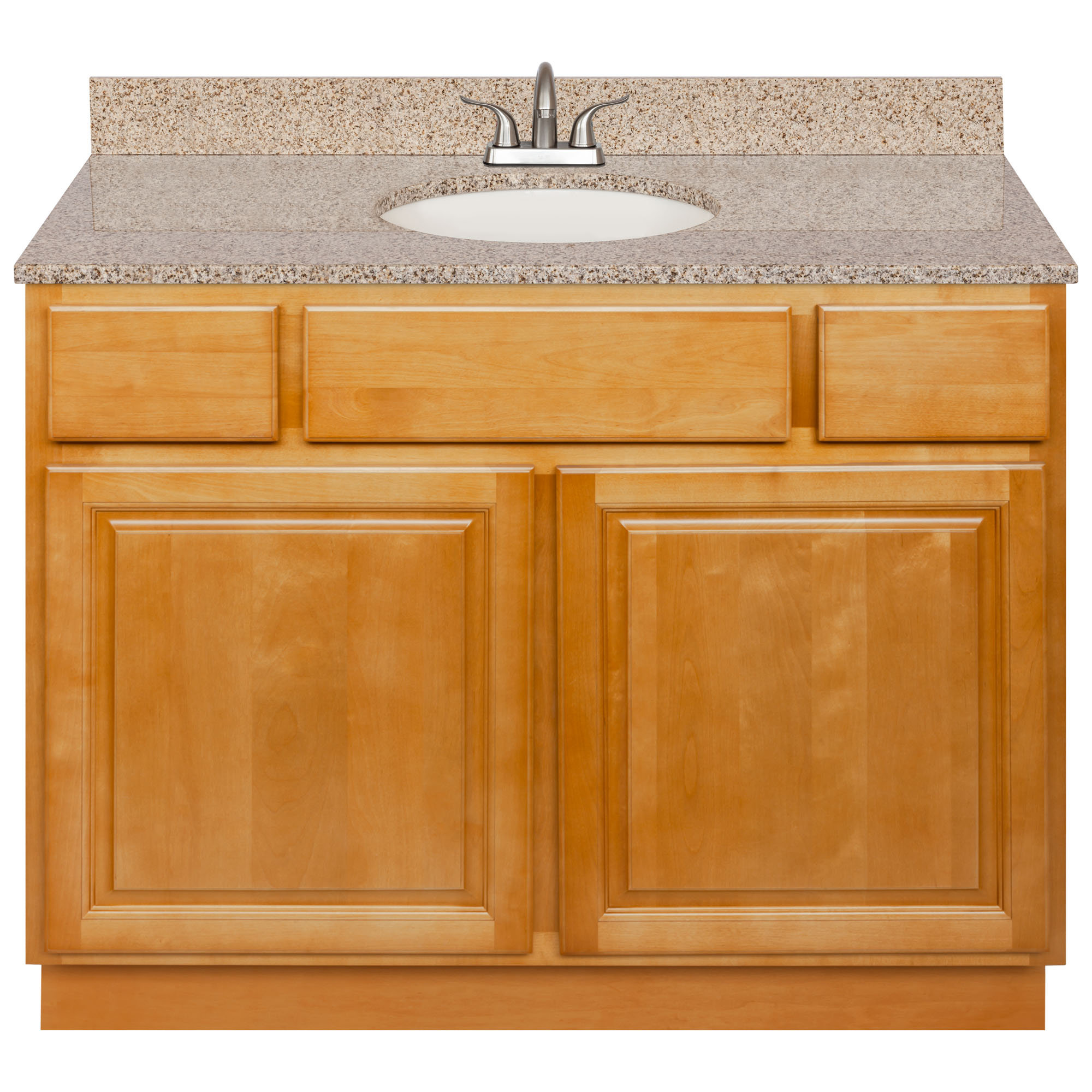 Charlton Home® Kettering 43'' Single Bathroom Vanity with Granite Top