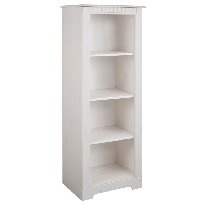 Criselda 135cm H x 50cm W Standard Bookcase, White
