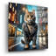 «Chat - King of the Streets» par Rey Klimt, art mural acrylique-1403695659