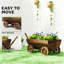 Boîte à fleurs en bois Outsunny
