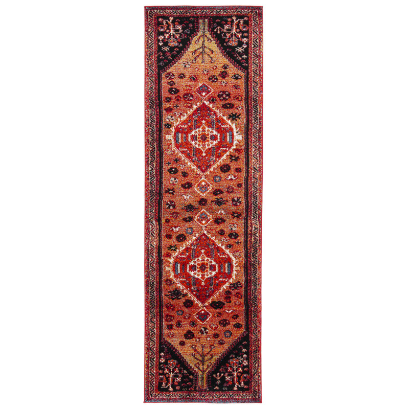 Vintage Hamadan Performance Oriental Rug, Runner 2'3" x 8'