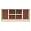 Alta 6 Pair Solid Wood Shoe Storage Bench-2111222262