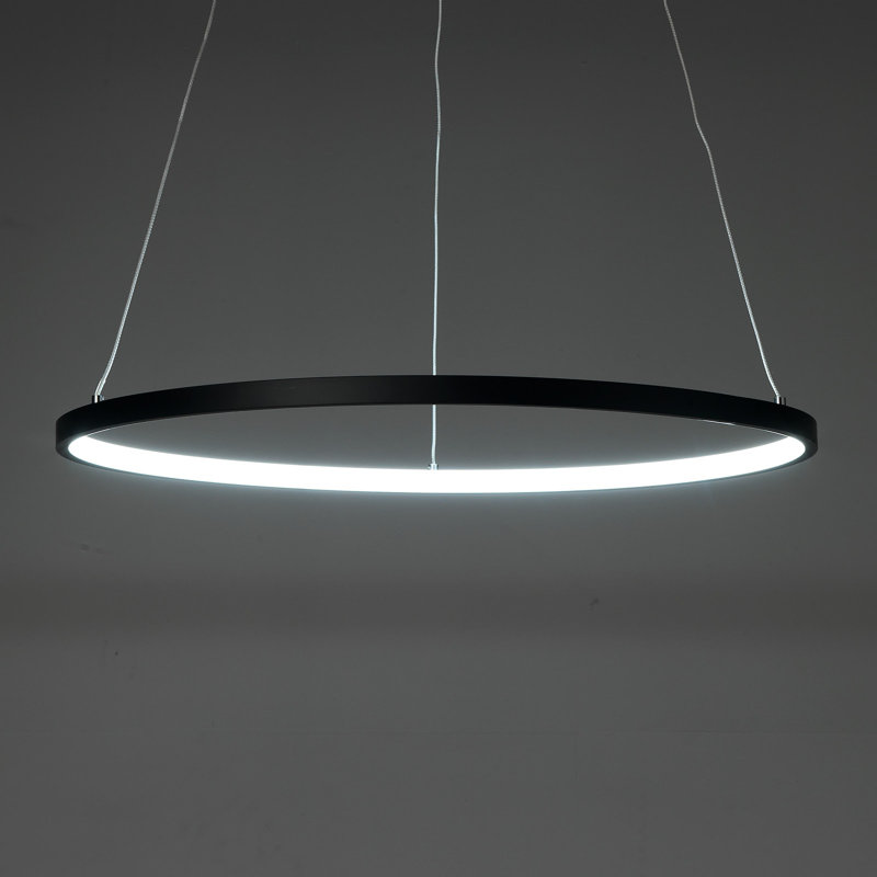 Ianthe 1 - Light Black LED Unique/Statement Pendant