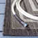 Tapis gris clair / noir Hance