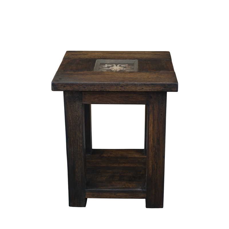 Solid Wood End Table