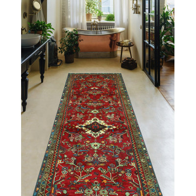 Khylar Distressed Alethya Red Runner