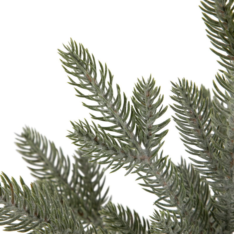 Mini arbre de Noël artificiel givré en pot casse-noisette - 14,75 po - non éclairé