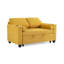 Upholstered Tufted Convertible Pull-Out Sleeper Sofa Bed - Adjustable Backrest With 2 Soft Pillows-2061366976
