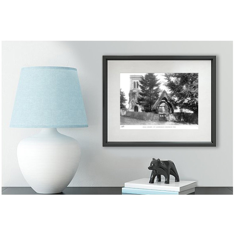 Seal Chart, St Lawrence Church 1901 by Francis Frith - Single Picture Frame Print, 60cm H x 80cm W x 2.3cm D
