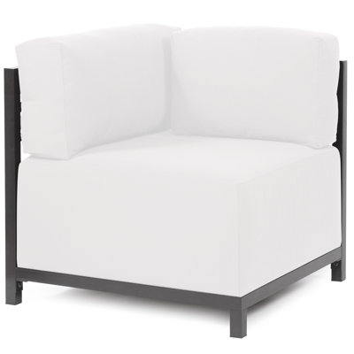 Woodsen Metal Outdoor Armless Lounge Chair