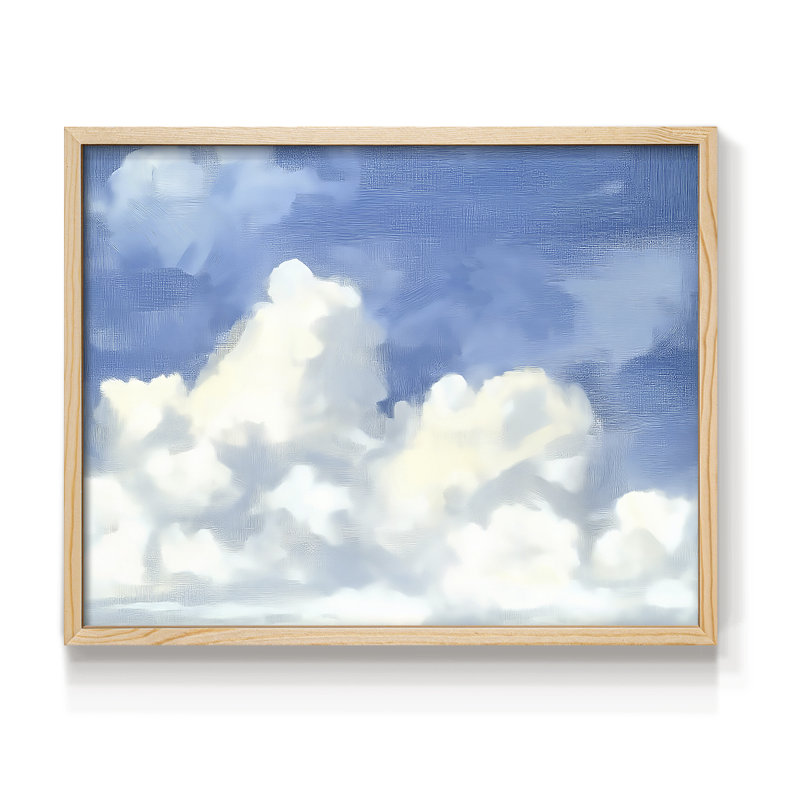 Série paysage - L III - Reproduction encadrée - Restickable, 11" H x 14" W, Naturel
