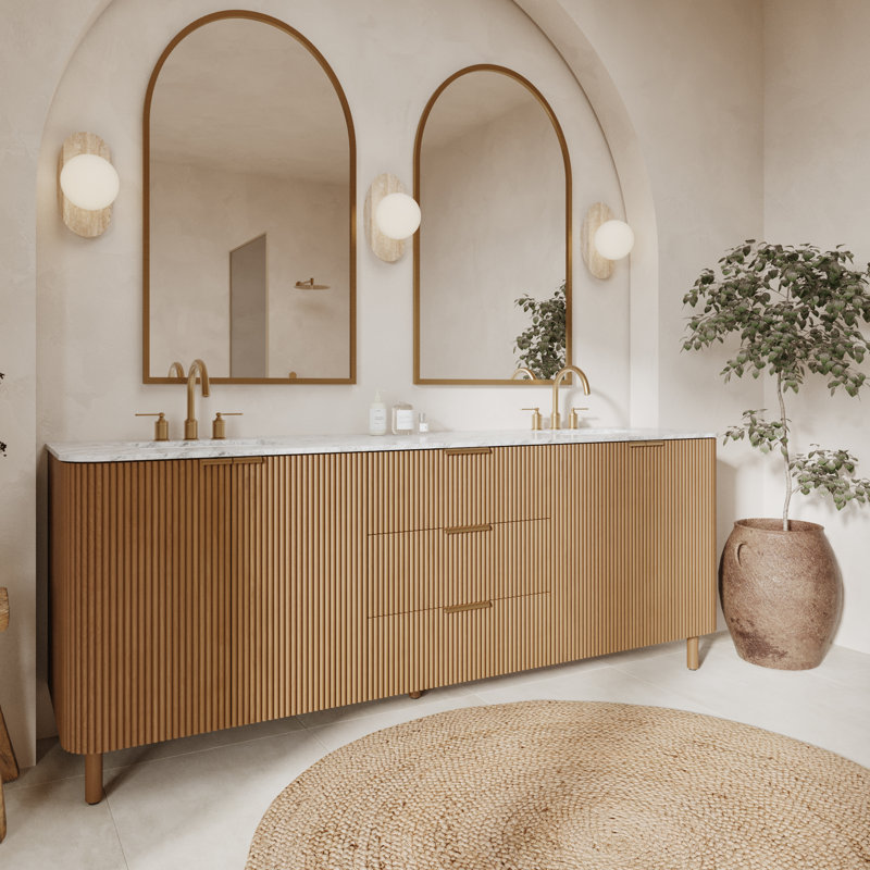 Ensemble de meuble-lavabo double 84 po Nova, 84"