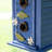 Oversized 3-Tiered Solid Wood Villa Birdhouse, 24.25"H-Blue-489728009