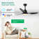 42" Smart Ceiling Fan With Lights Remote