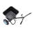 Walk-Behind Push Broadcast Spreader 100LB 0-9.8ft Spreading Width for Fertilizer