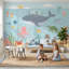 Murale sous-marine, créatures de la mer, décor océan-1583993654-1583993655