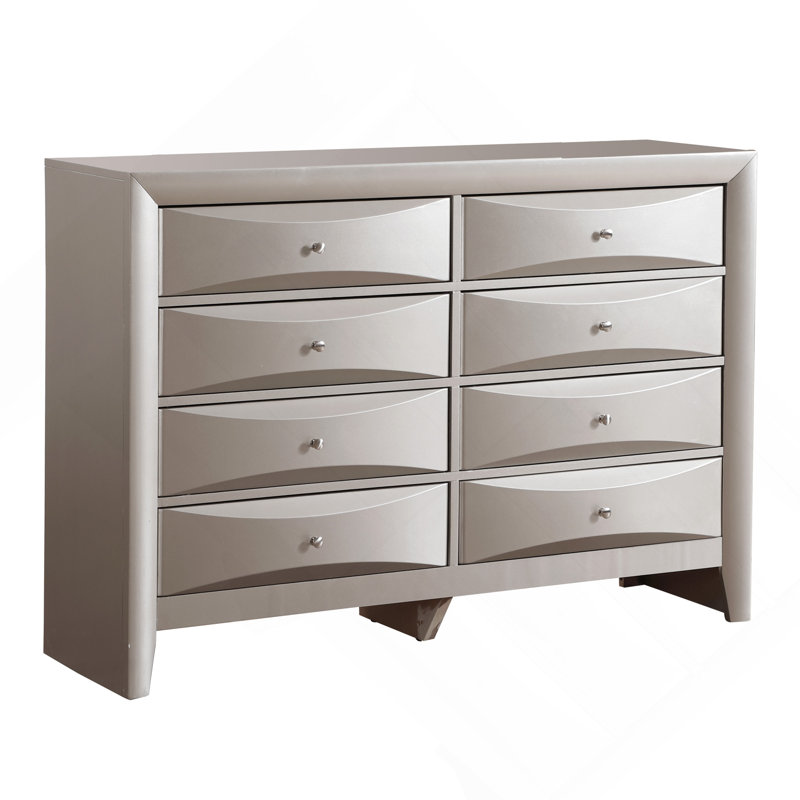 Commode Marilla G1503-D, champagne argenté