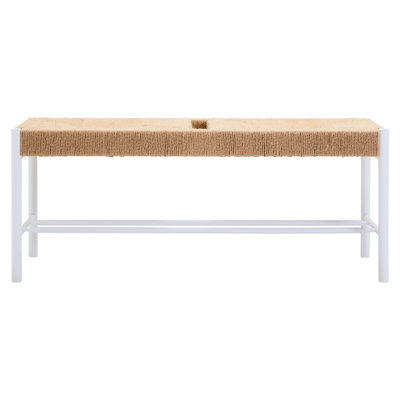 Upholstered Hemp Bench