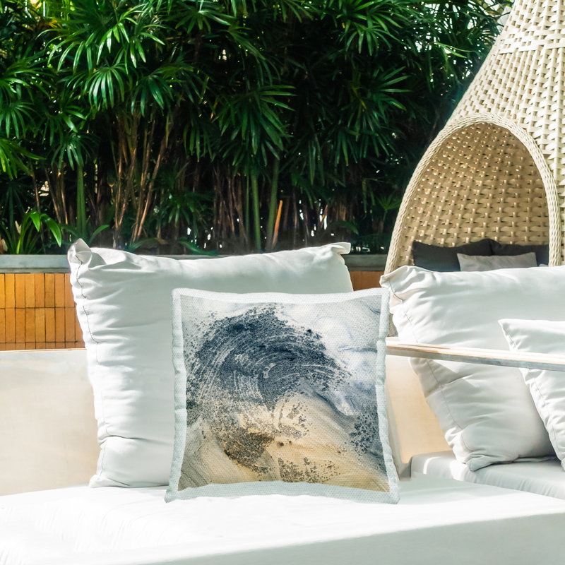 Abstract Outdoor Throw Pillow