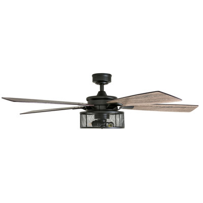 Ventilateur de plafond 52 po avec lumières DEL et télécommande Carnegie