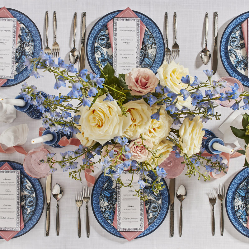 Marchesa Monarcha 4-Piece Dinner Plate Set Porcelain
