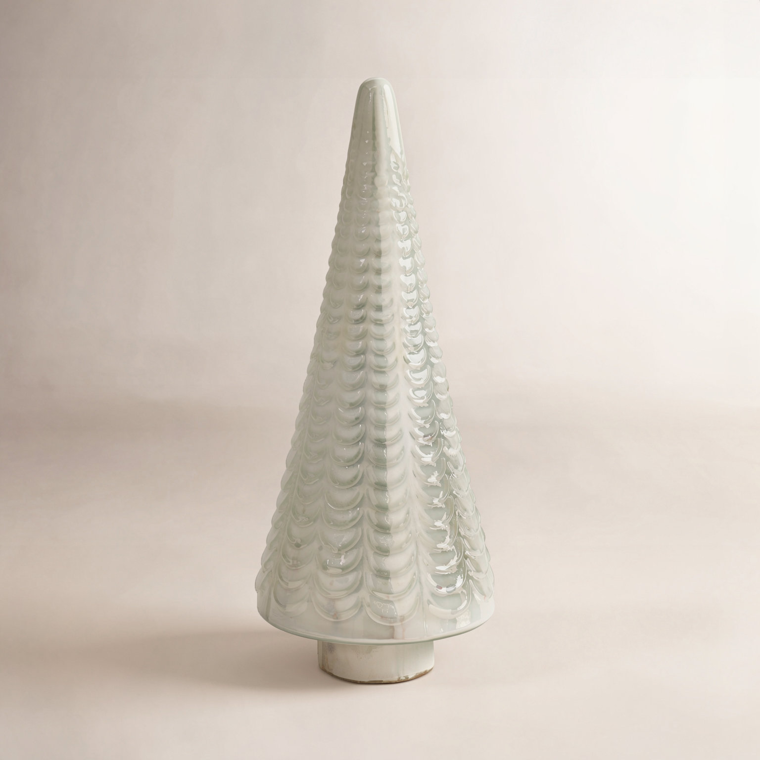 Tabletop Christmas Tree, 18.25" H x 8" W x 8" D, White