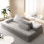 Lit multifonctionnel en tissu de chenille Boneless-1077267415-1077267412