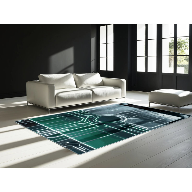 Quasar Drift Rug, Square 7'