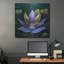 Lotus bleu doré par Tanya Mavric-1180218540