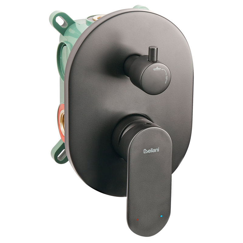 Rain Shower Head, Matte Black