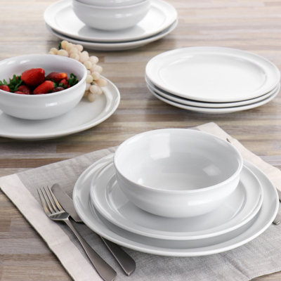 12 Piece Dinnerware Set, Service for 4