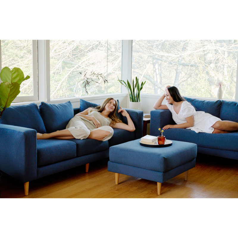 Essential Loveseat, Terra Cactus Leather / Metal, Metal