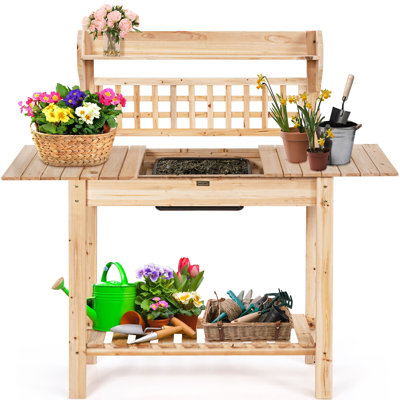 Chrystyna Fir Potting Bench