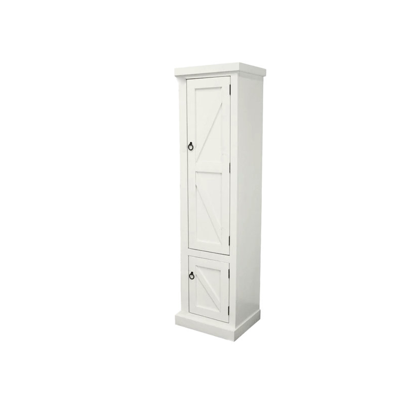 Garde-manger 71 po Zackeriah, Blanc brillant
