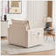 Fauteuil rotatif tapissier 36,3 po avec poches latérales Chenille-1005239129