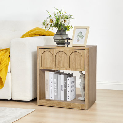 19.69'' W 1 Drawer Nightstand
