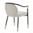 Jaquayla Gold-Tipped Modern Dining Chairs-1796146592
