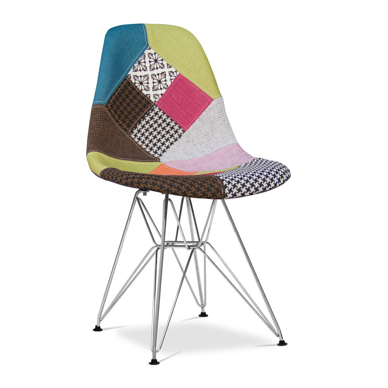 Modholic Eiffel Chair With Steel Legs, Multi