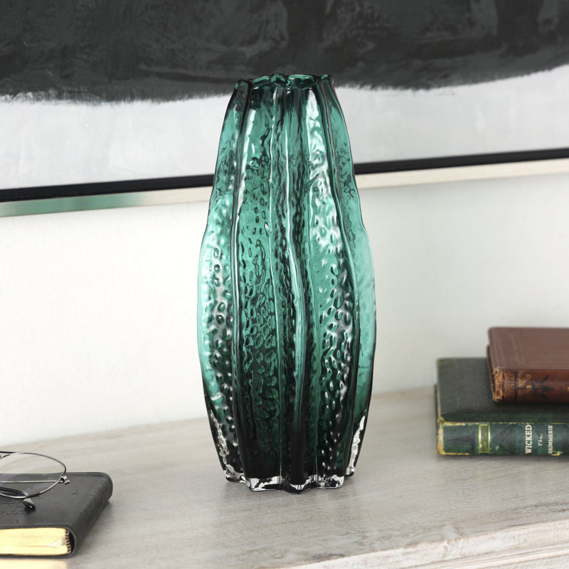Dwyer glass table vase, Vert, Moyenne