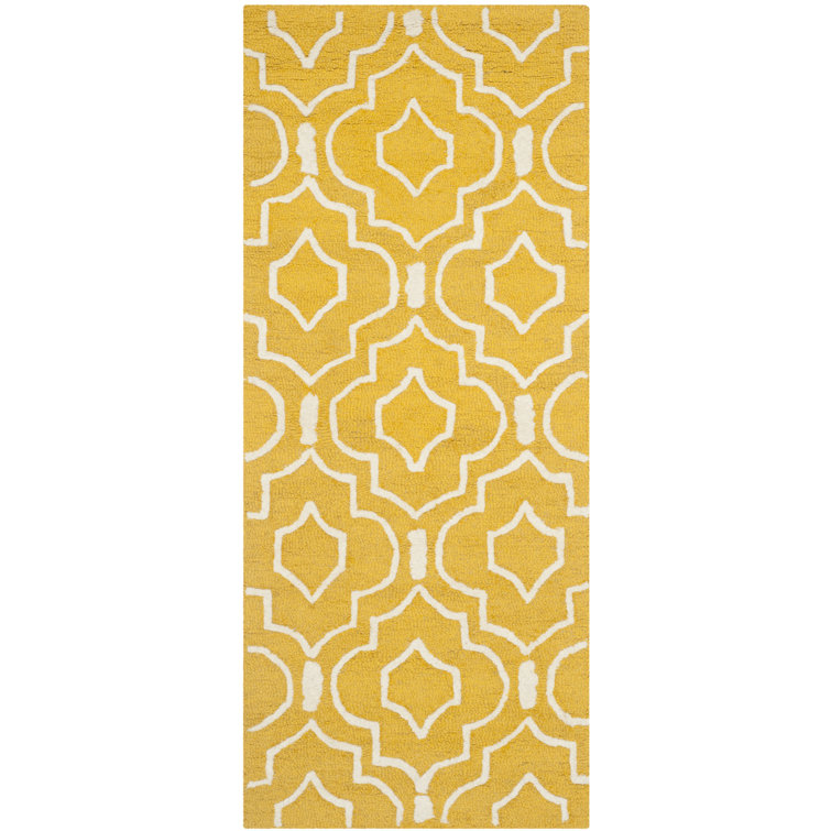 Cannen Hand Tufted Wool Geometric Rug